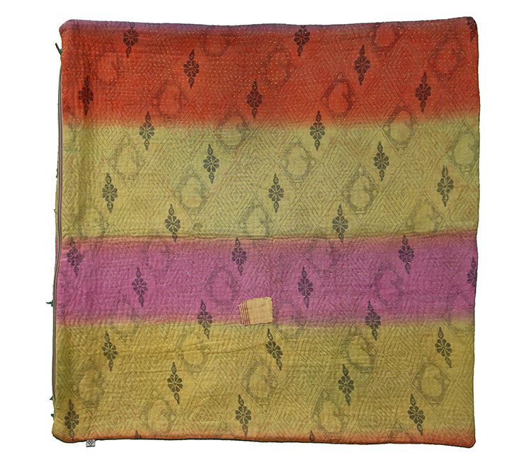 Sari vintage kantha pude 60*60 cm