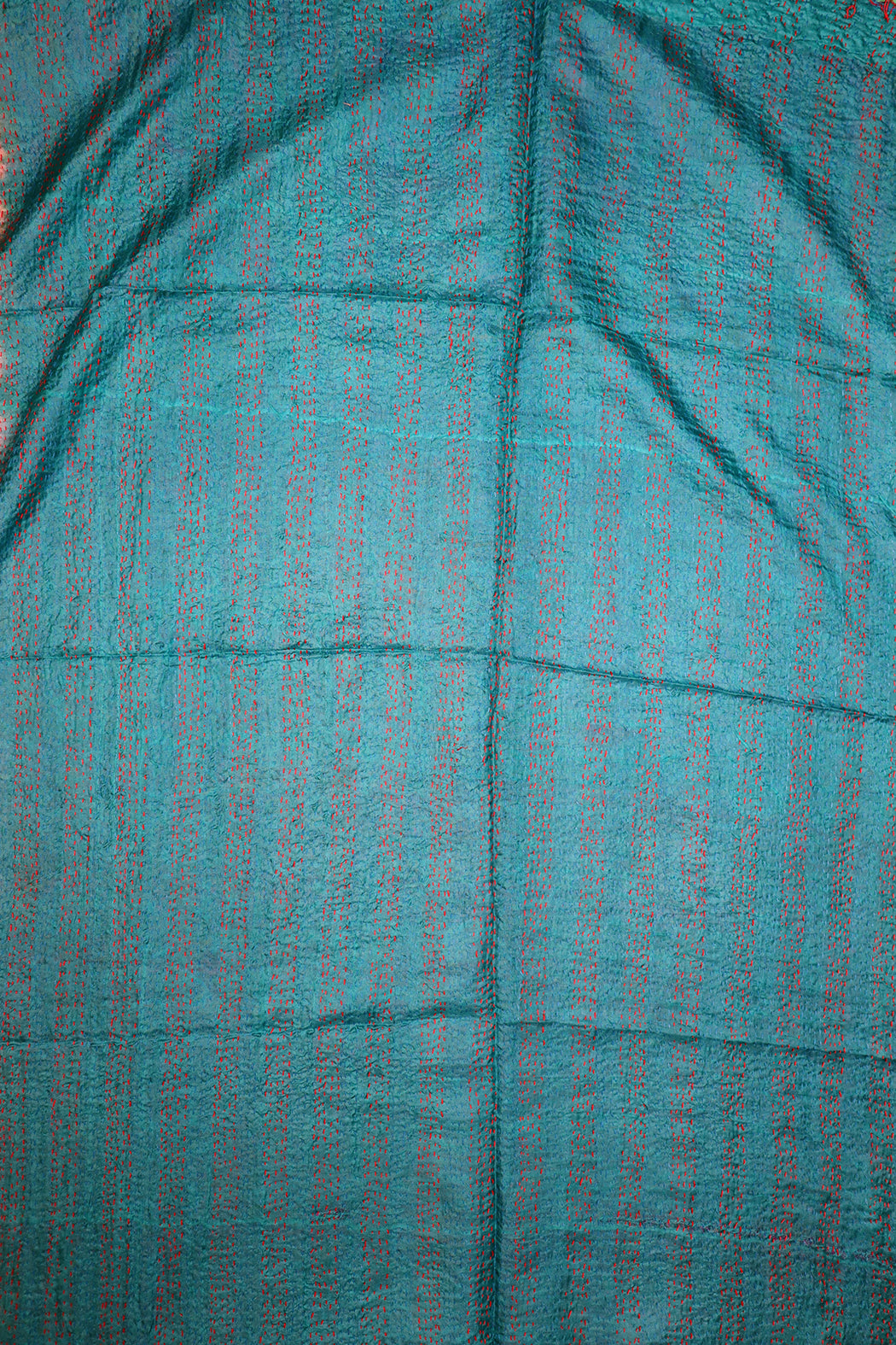 Sari-Kantha-Seidenschal 85*190 cm