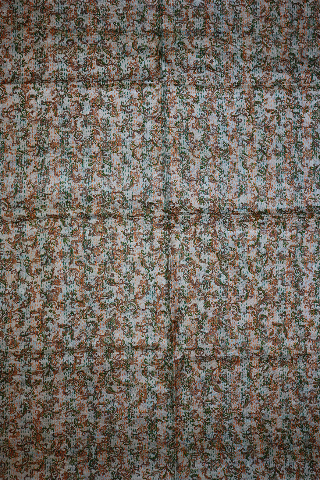 Sari kantha silk scarf 85*190 cm