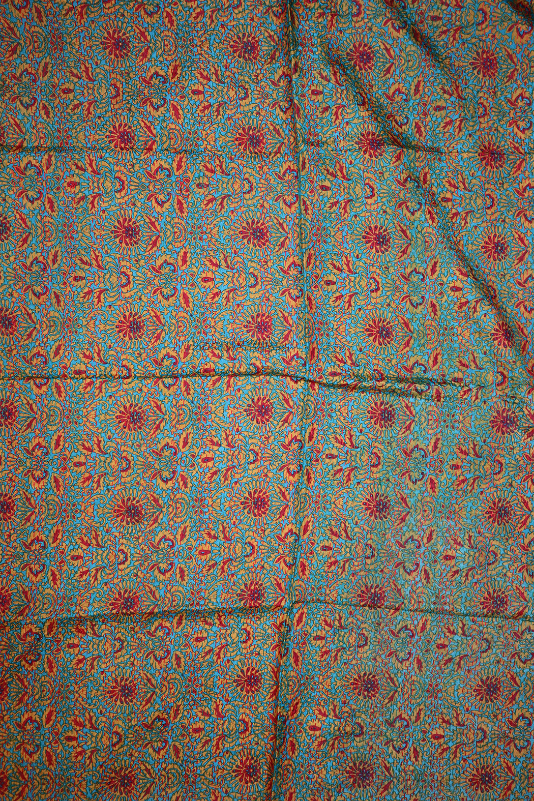 Sari kantha silk scarf 85*190 cm