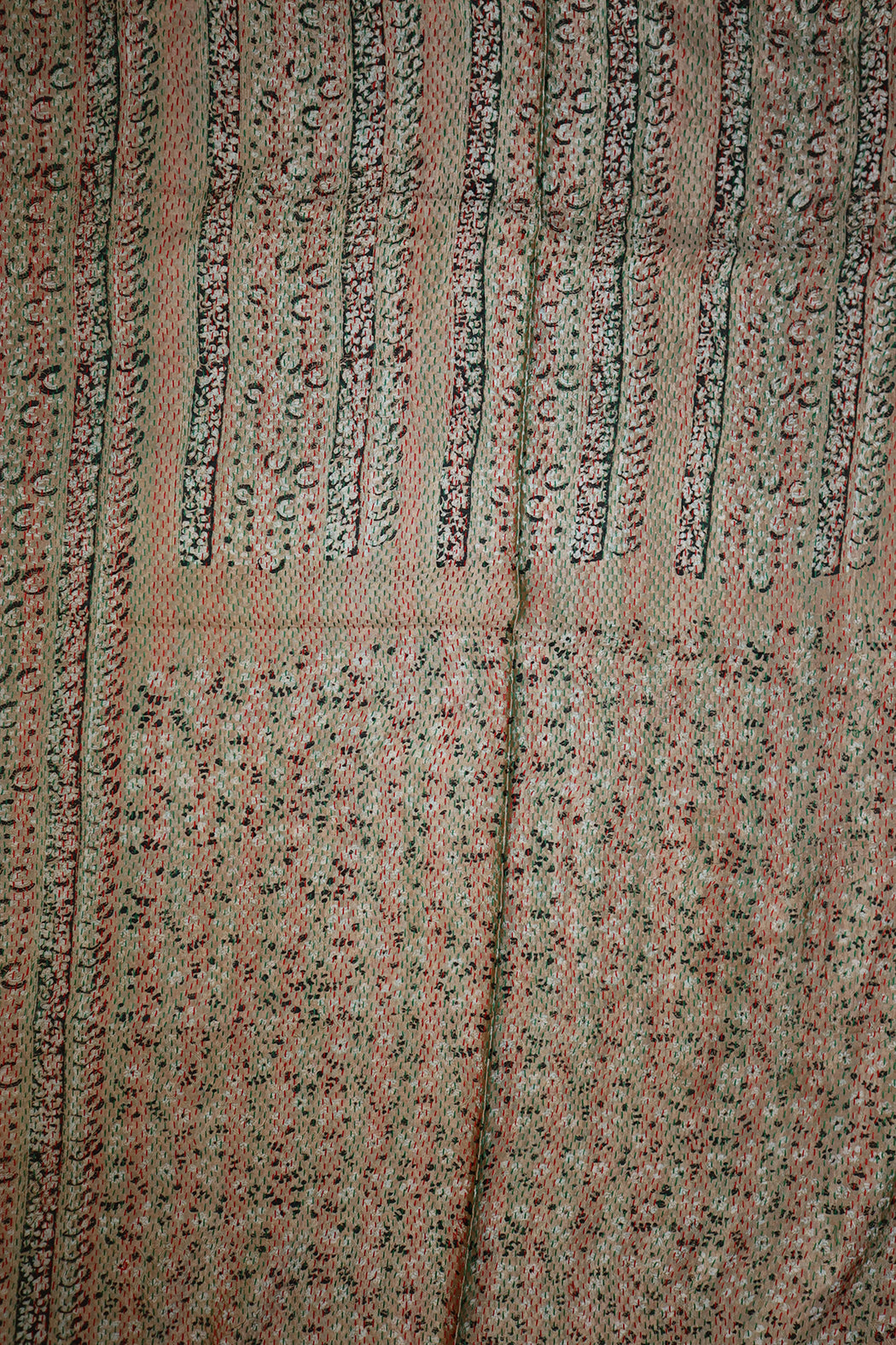 Sari kantha silk scarf 85*190 cm