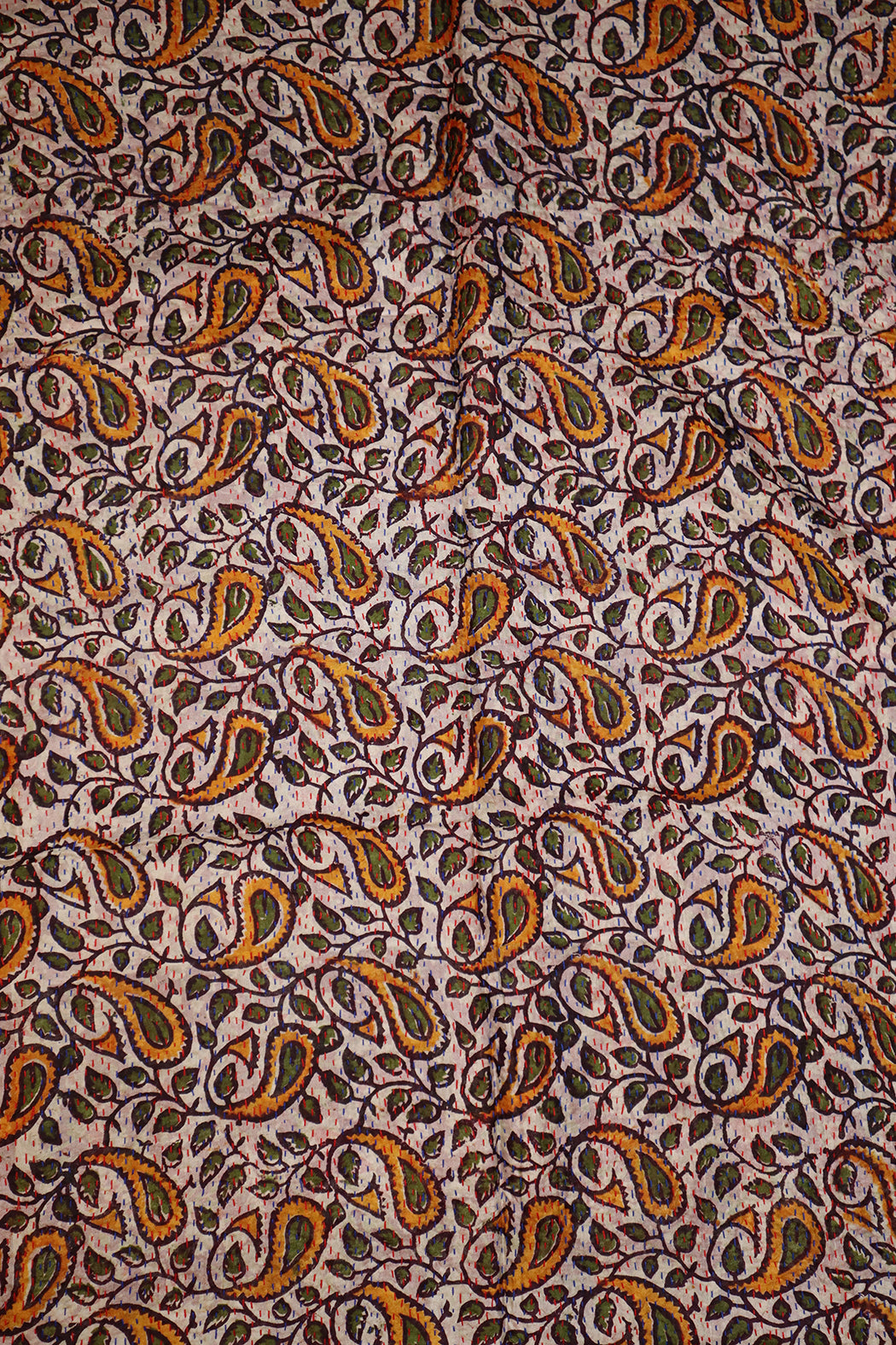 Sari-Kantha-Seidenschal 85*190 cm