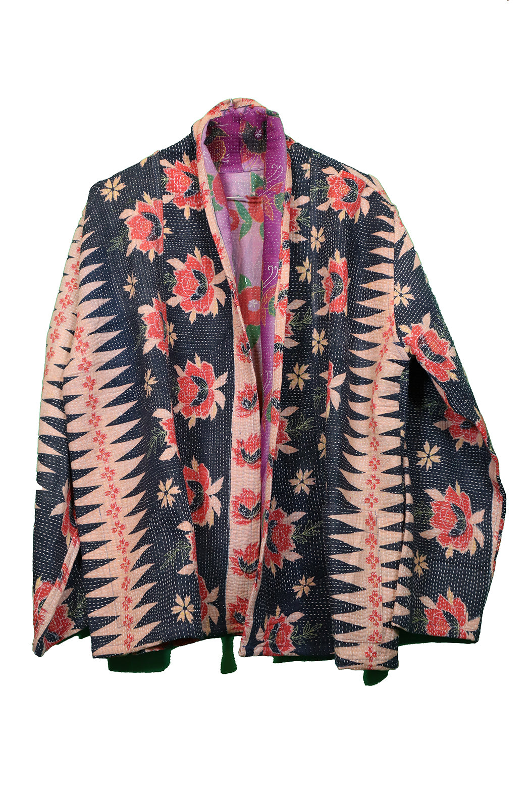 Ally Kantha Jakke – Vintage Bomuld (One Size) | MASALA
