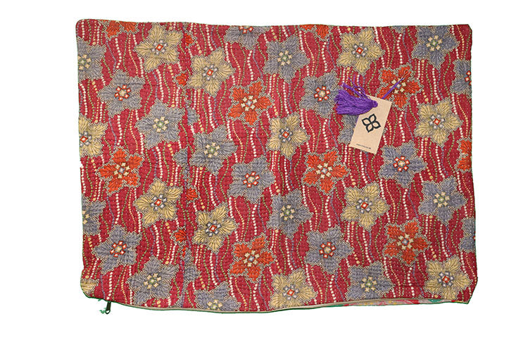 Sari vintage kantha pude 50*70 cm