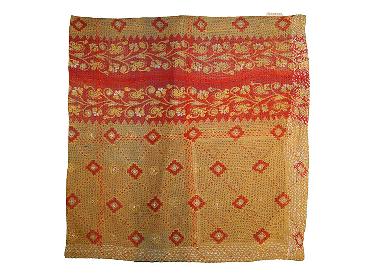 Sari vintage kantha pude 60*60 cm