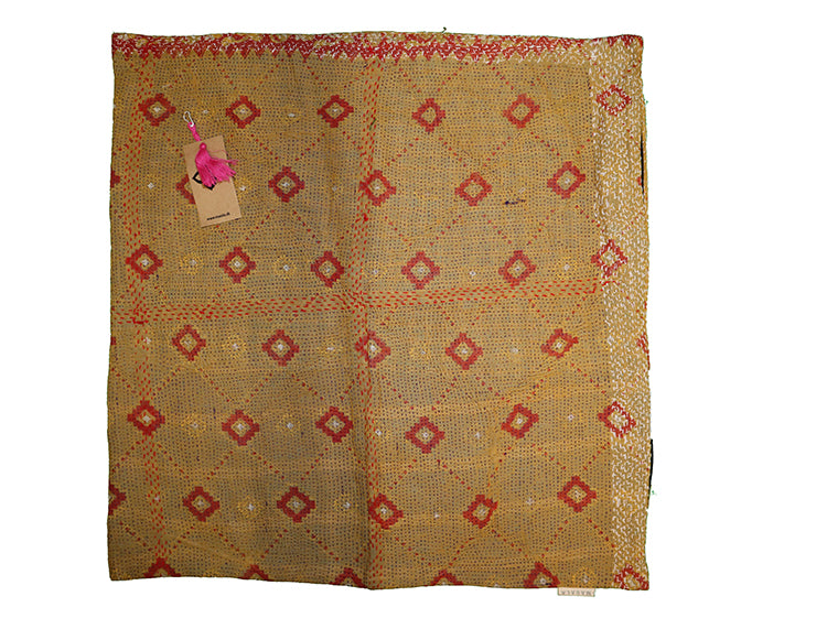 Sari vintage kantha pude 60*60 cm