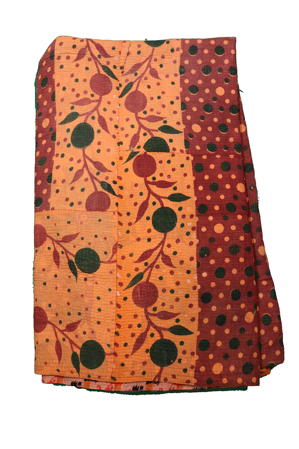 Kantha vintage tæppe – Håndsyet Recycled Bomuld | ca 210*140 cm |  MASALA
