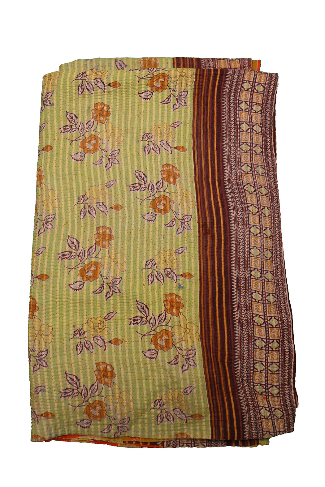 Kantha Vintage Teppich ca. 140x210 cm, Baumwolle
