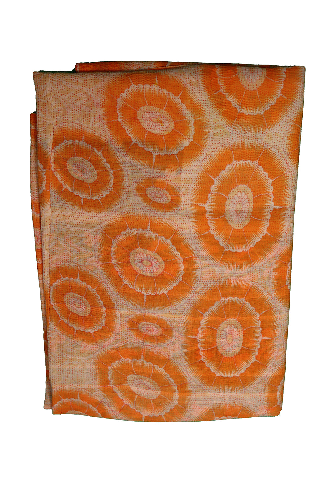 Kantha vintage tæppe – Håndsyet Recycled Bomuld | ca 210*140 cm |  MASALA