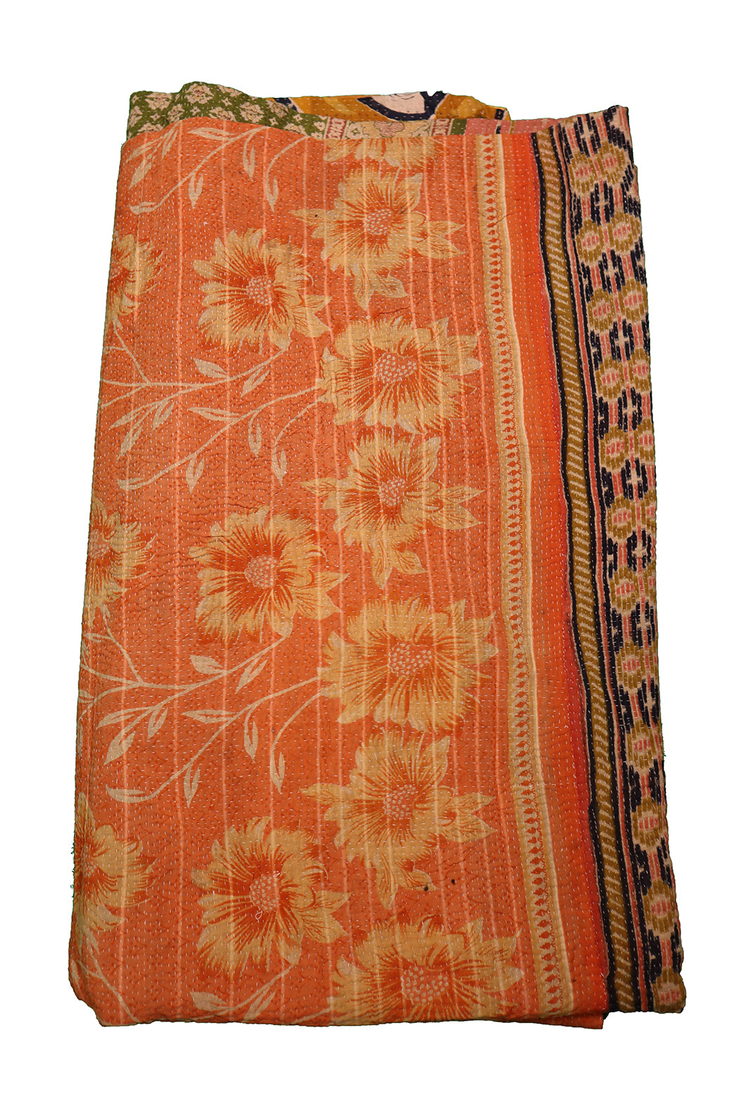 Kantha vintage throw approx 140x210 cm, cotton
