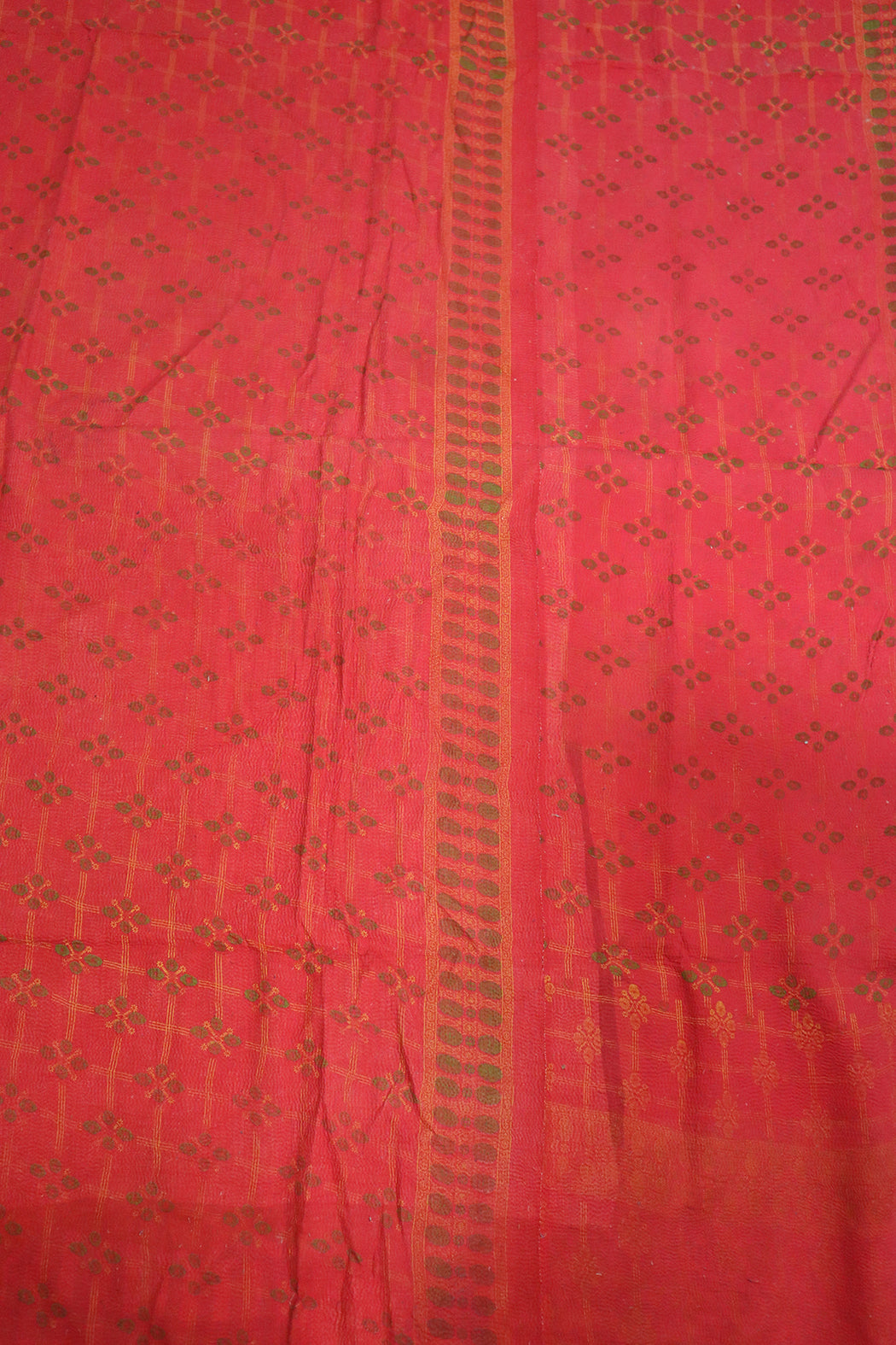 Kantha vintage tæppe – Håndsyet Recycled Bomuld | ca 210*140 cm |  MASALA