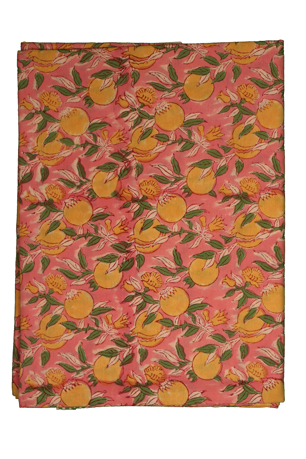 Tischdecke mit Blockdruck, 150 x 220 cm, Baumwolle