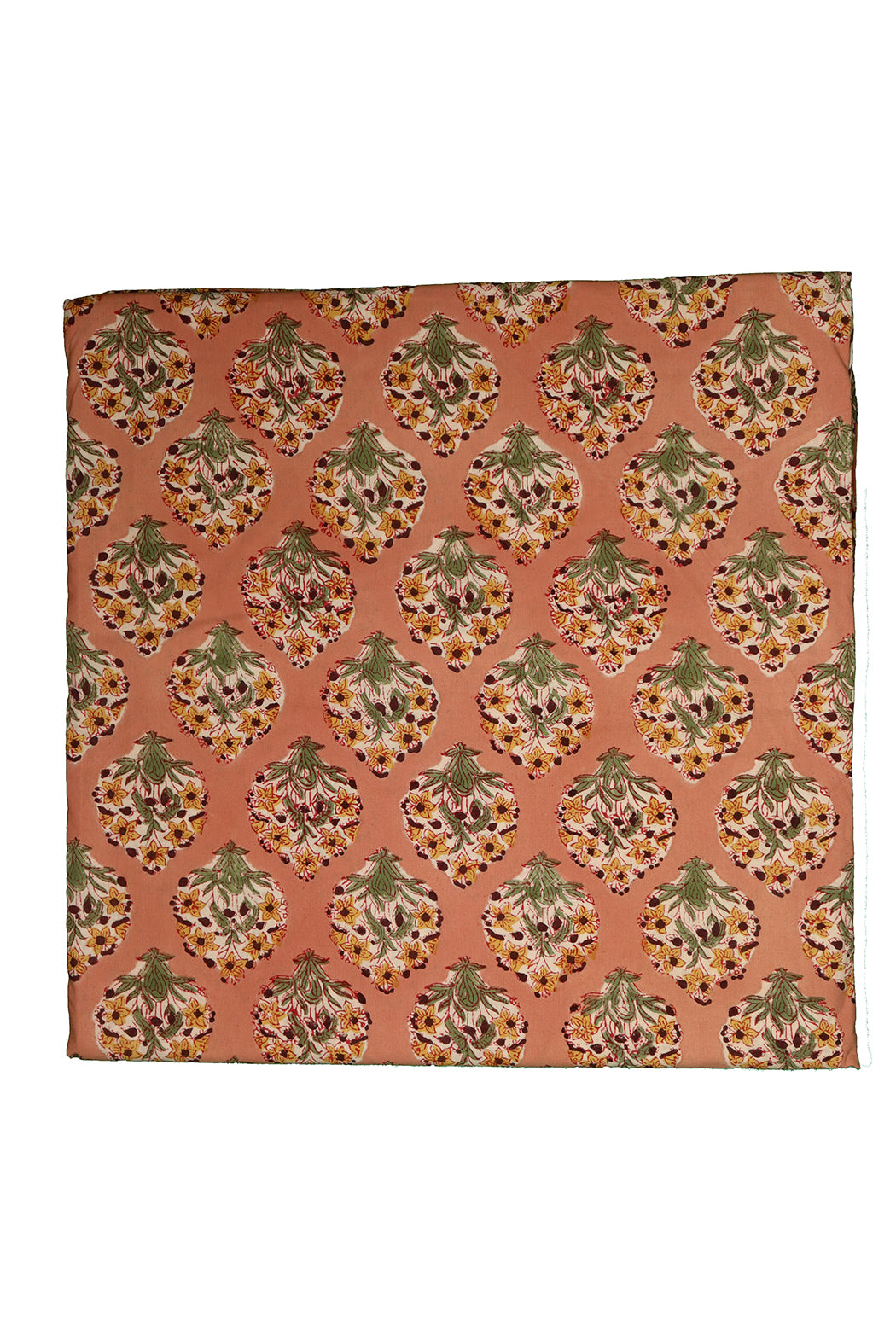 Tischdecke mit Blockdruck, 170 x 350 cm, Baumwolle