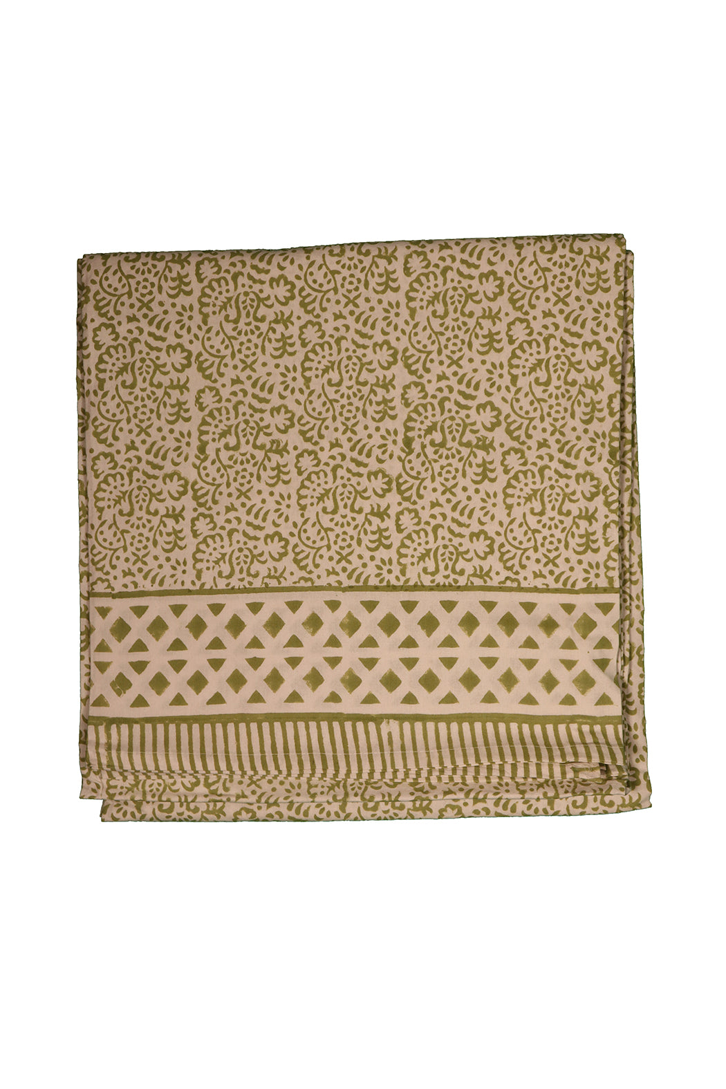 Blockprint-Tischdecke – Handbedruckte Baumwolle | 170x350 cm | MASALA