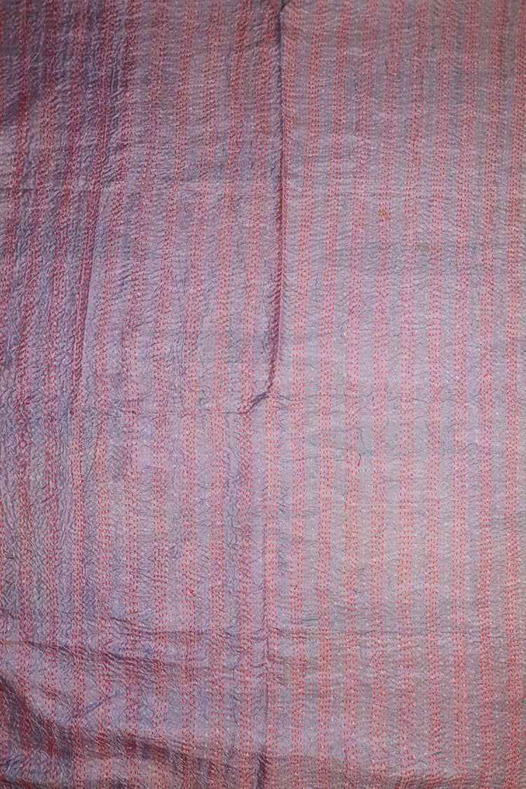 Sari kantha silke tørklæde 85*190 cm