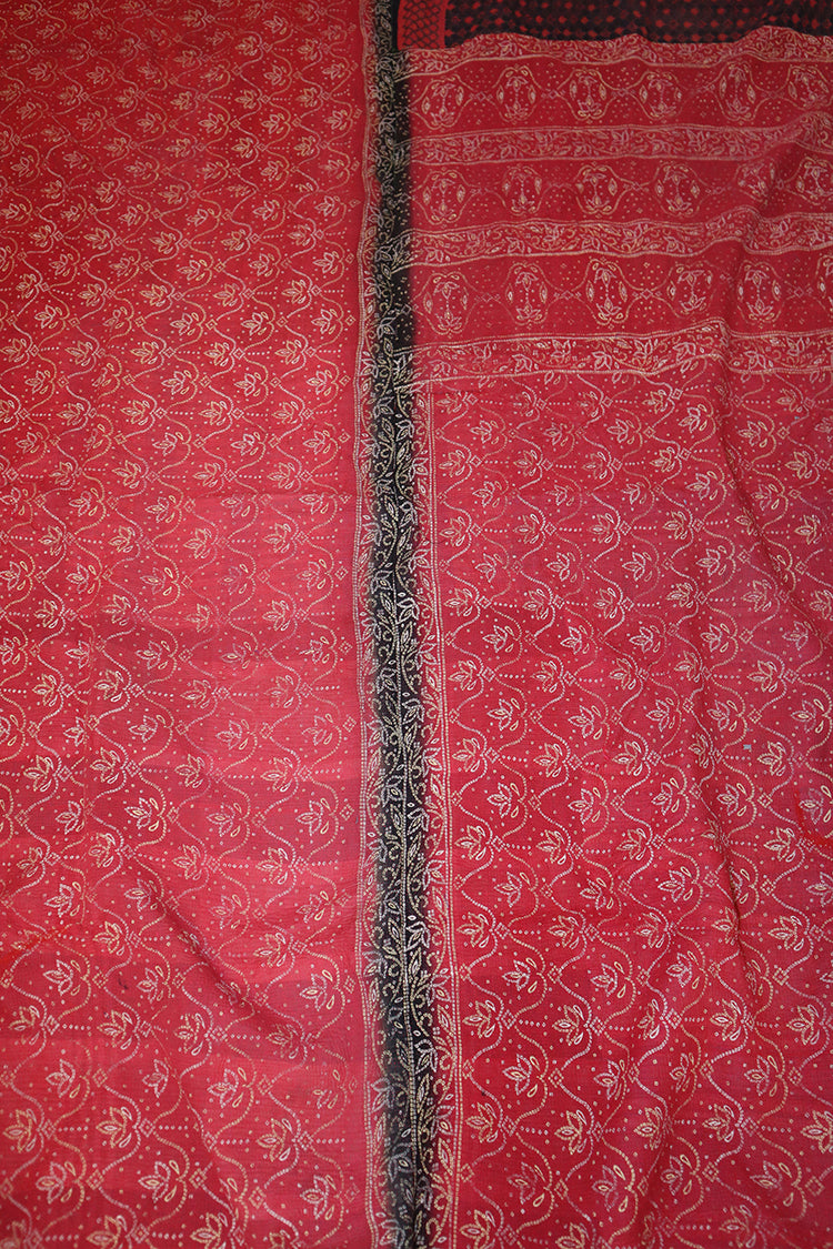 Kantha vintage tæppe ca 140x210 cm, bomuld