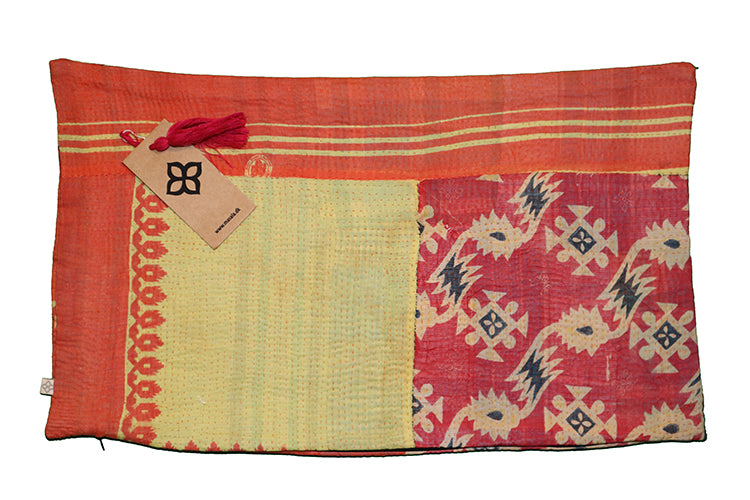 Sari vintage kantha pude 30*50 cm