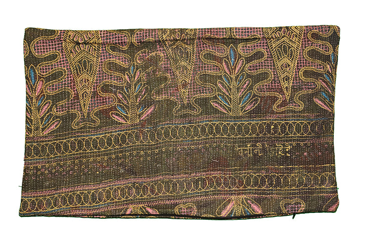 Sari vintage kantha pude 30*50 cm