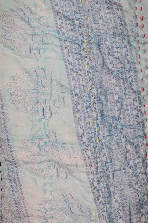 Vintage sari quilt , bomuld 70x100 cm