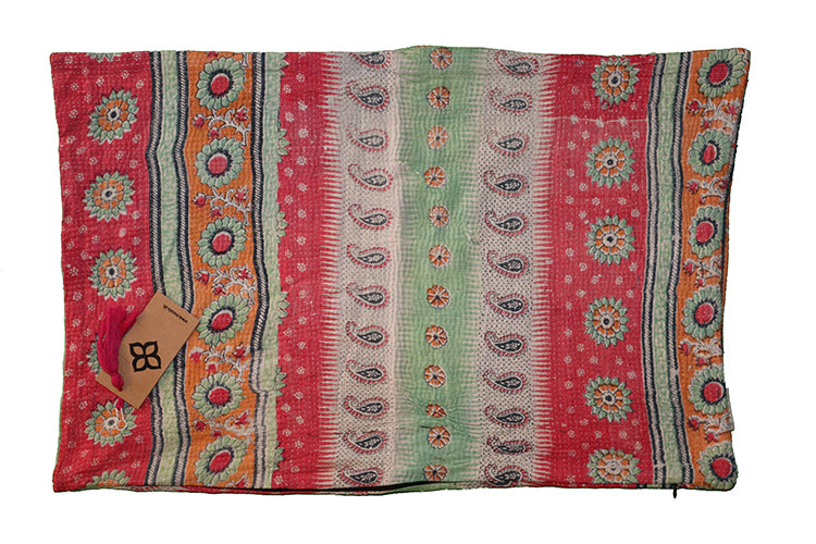 Sari vintage kantha pude 40*60 cm