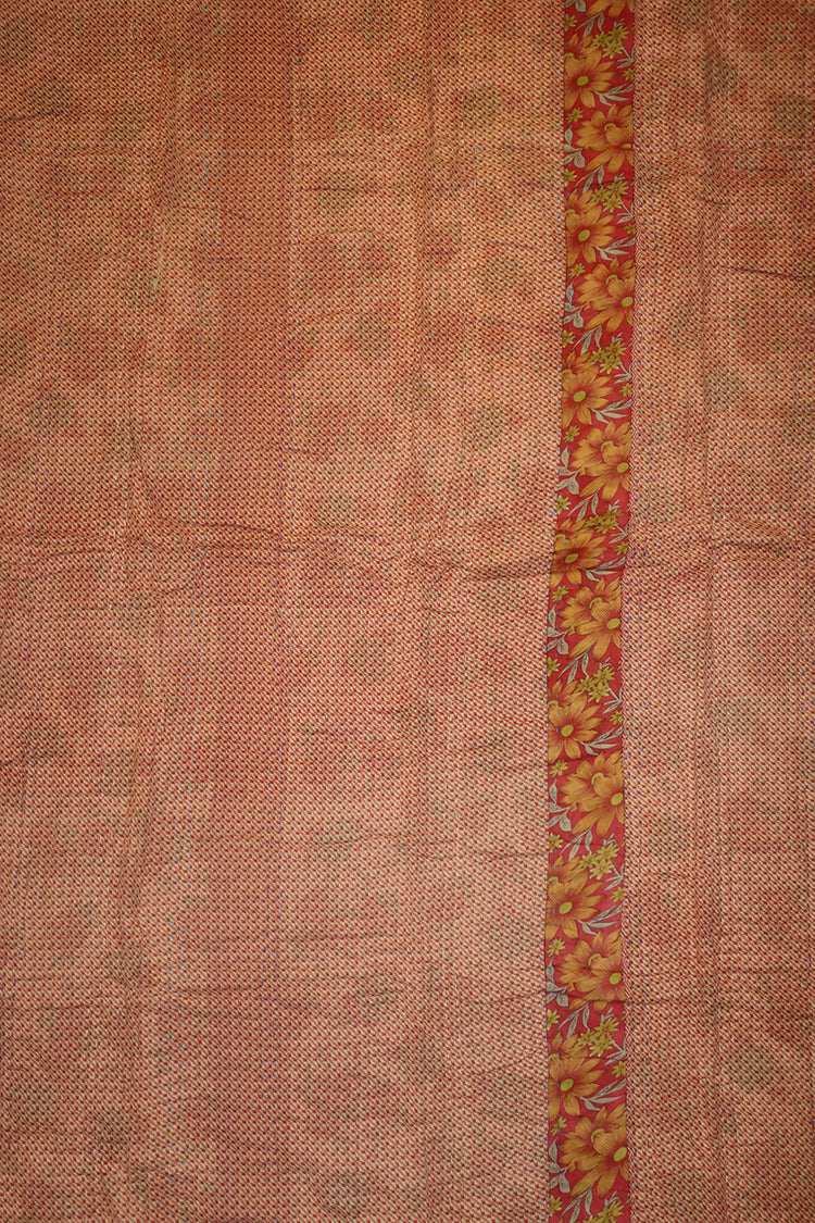 Vintage sari quilt , bomuld 140x200 cm