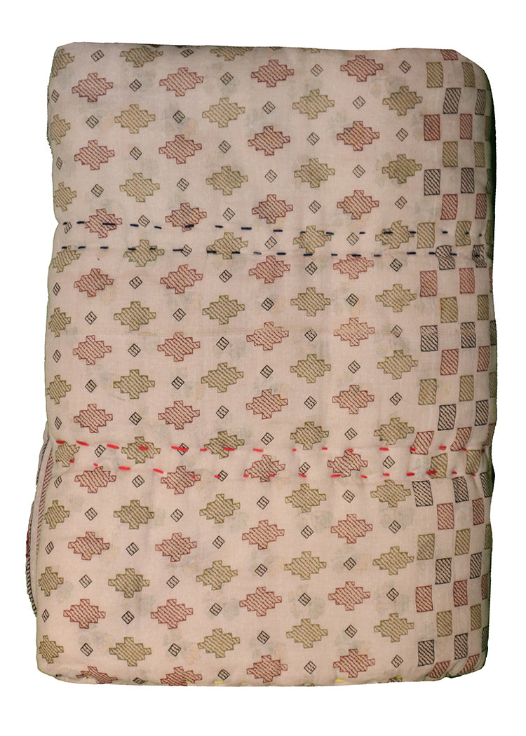 Vintage sari quilt , bomuld 70x100 cm