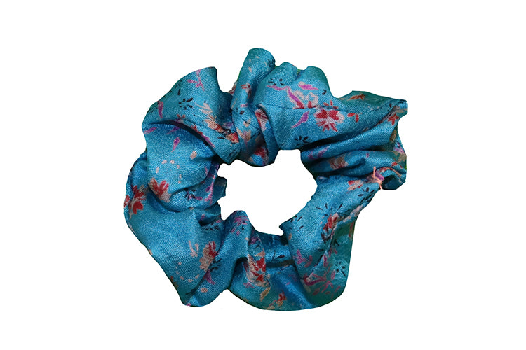 Scrunchie sari silke