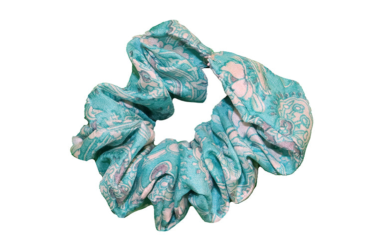 Scrunchie sari silke