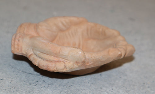 Diya terracotta hånd