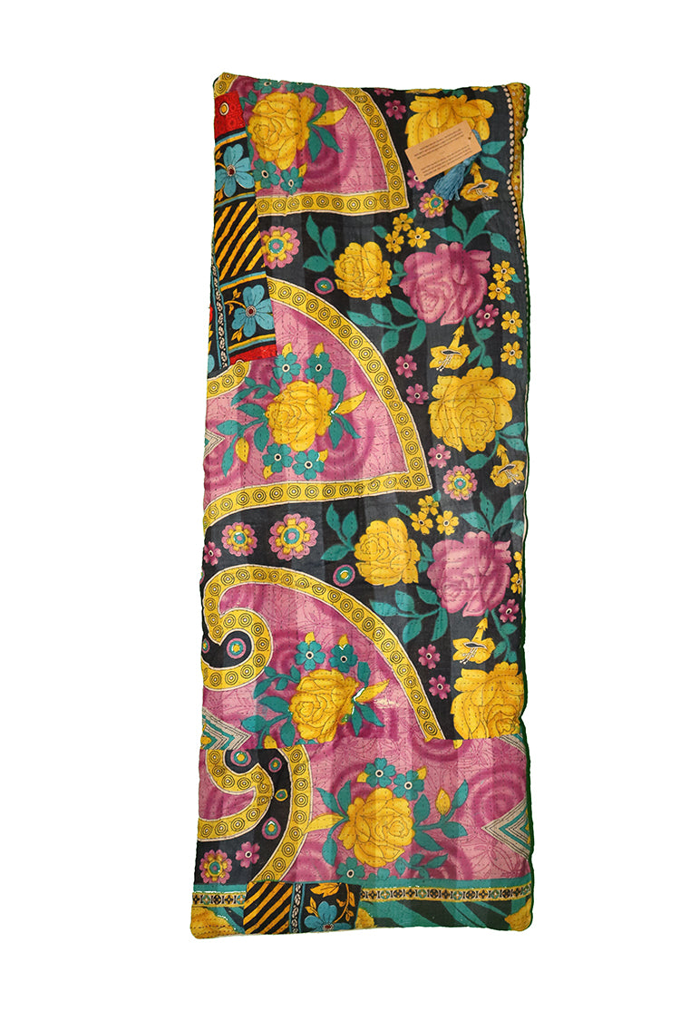 Kantha vintage bænkhynde 45*120 cm bomuld