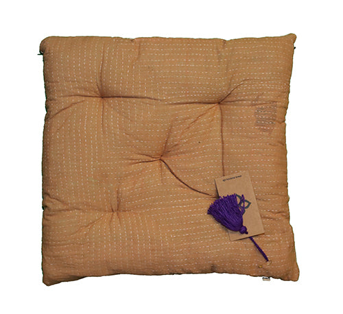 Kantha vintage hynde 40*40 cm bomuld