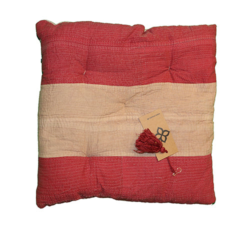 Kantha vintage hynde 40*40 cm bomuld