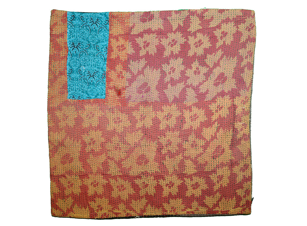 Sari vintage kantha pude 60*60 cm
