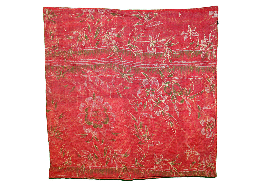 Sari vintage kantha pude 60*60 cm