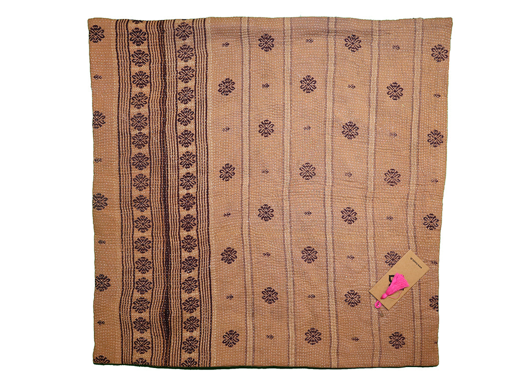 Sari vintage kantha pude 60*60 cm