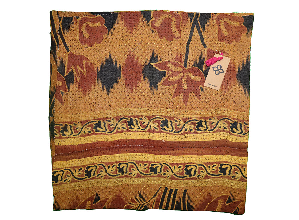 Sari vintage kantha pude 60*60 cm