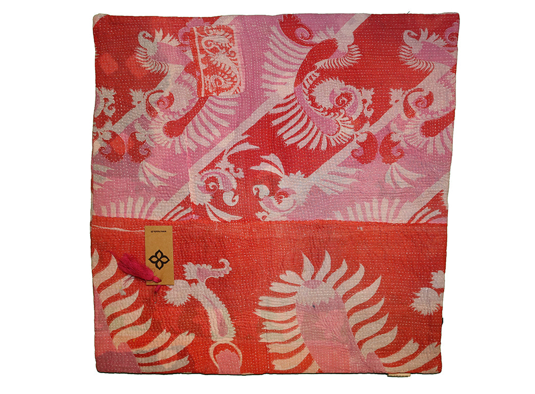 Sari vintage kantha pude 60*60 cm