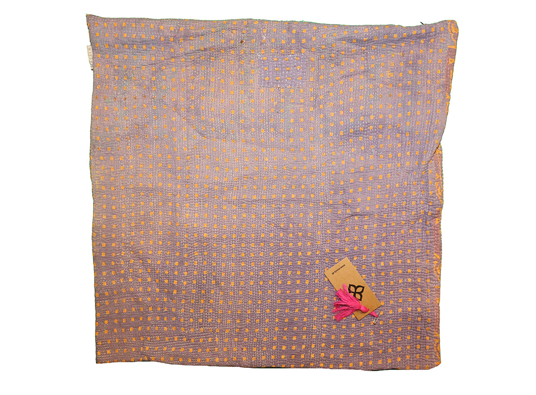 Sari vintage kantha pude 60*60 cm