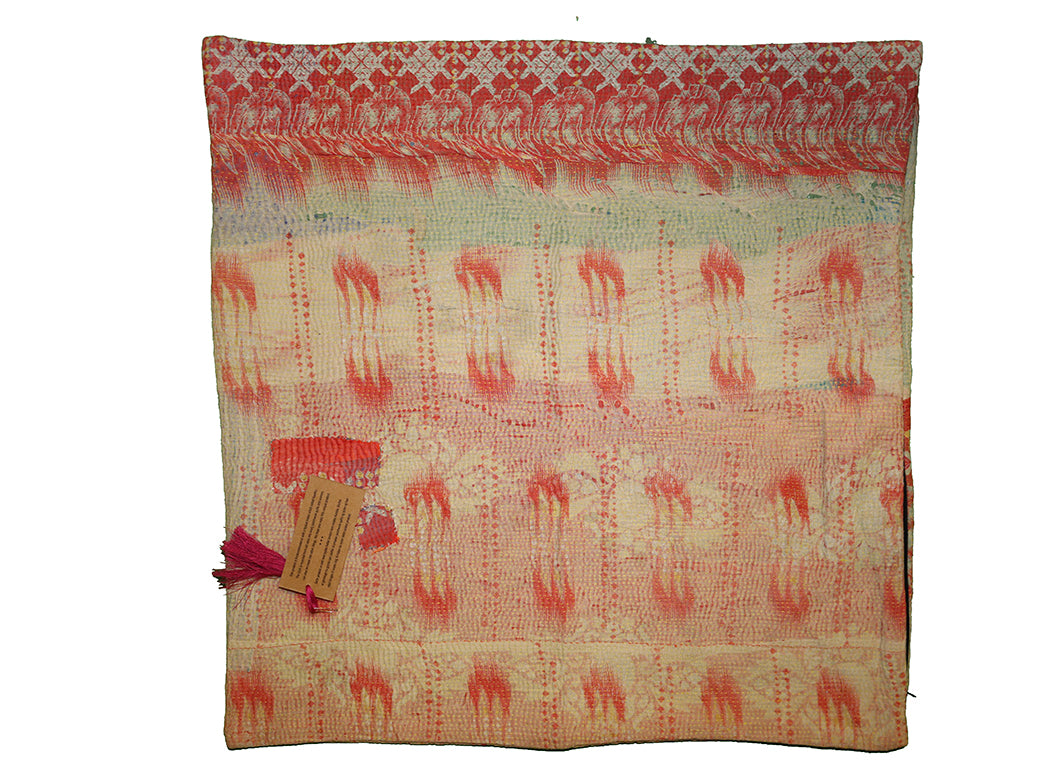 Sari vintage kantha pude 60*60 cm