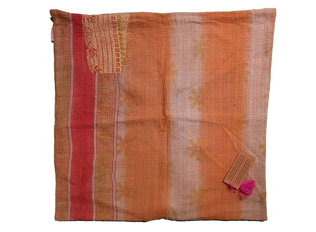 Sari vintage kantha pude 60*60 cm