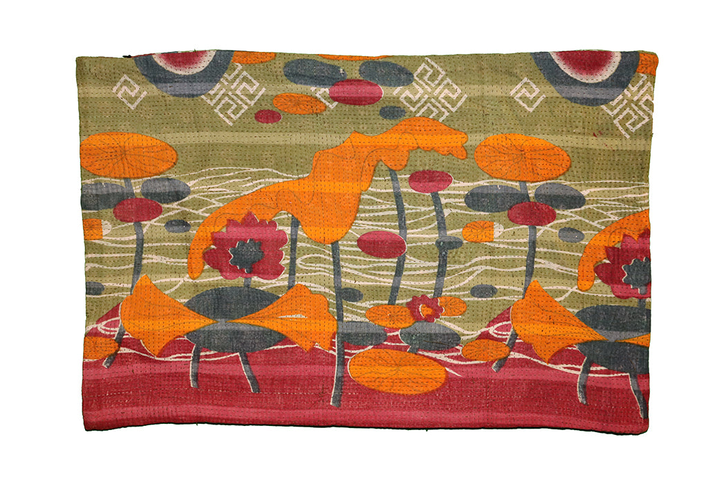 Sari Vintage Kantha Kissen 40*60 cm