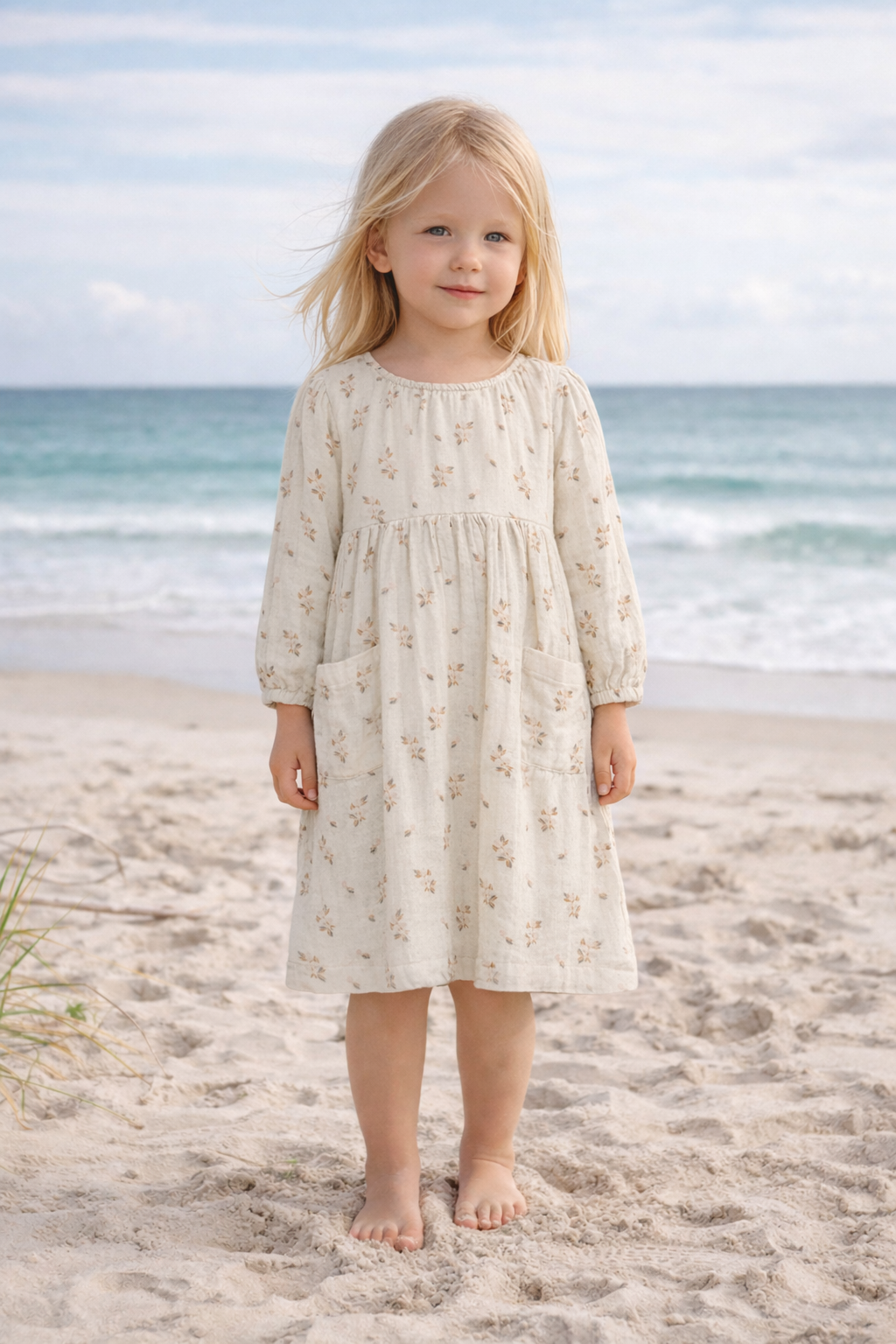 Nana girl dress organic