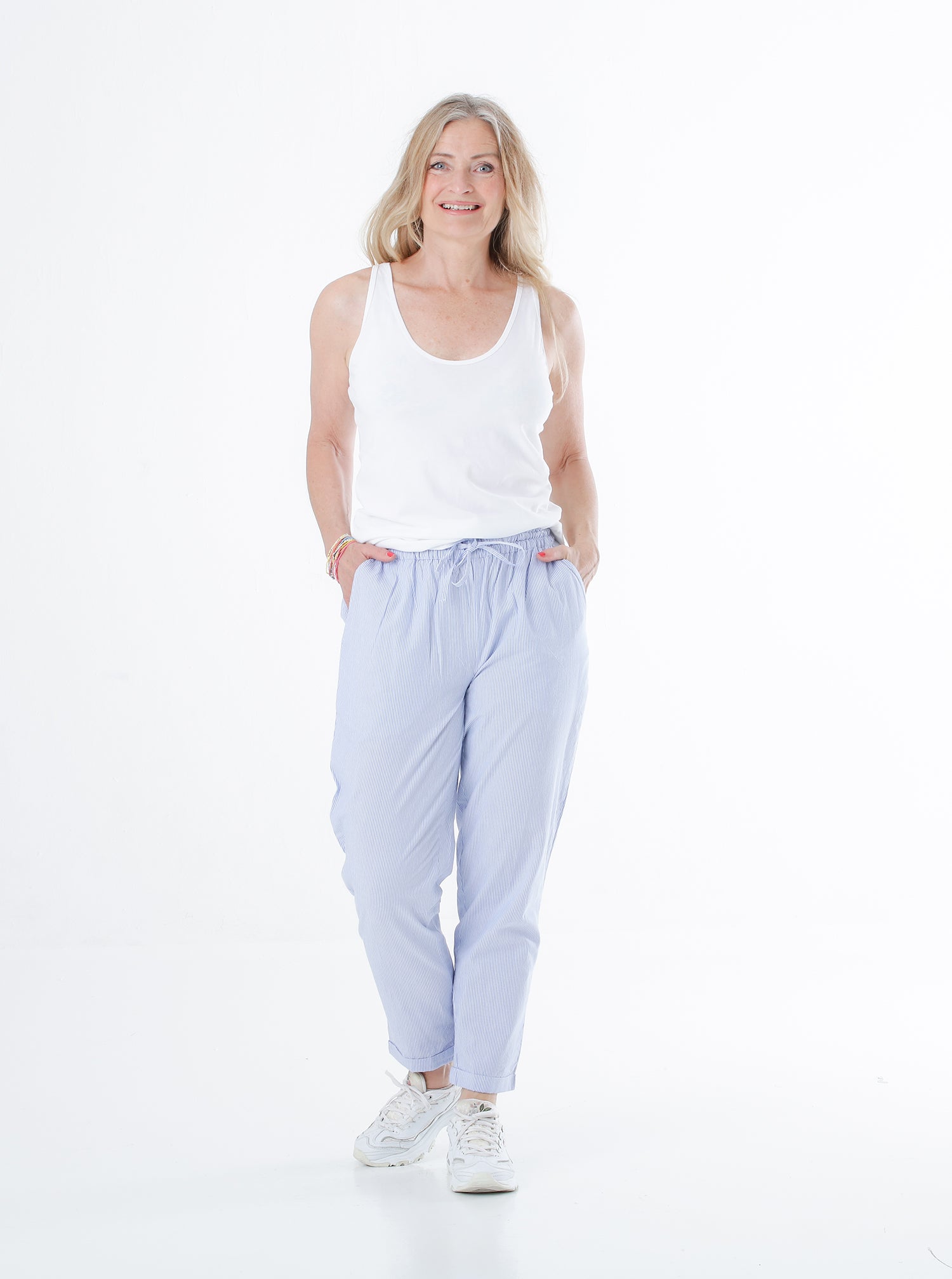 Pantha pants cotton stripe organic