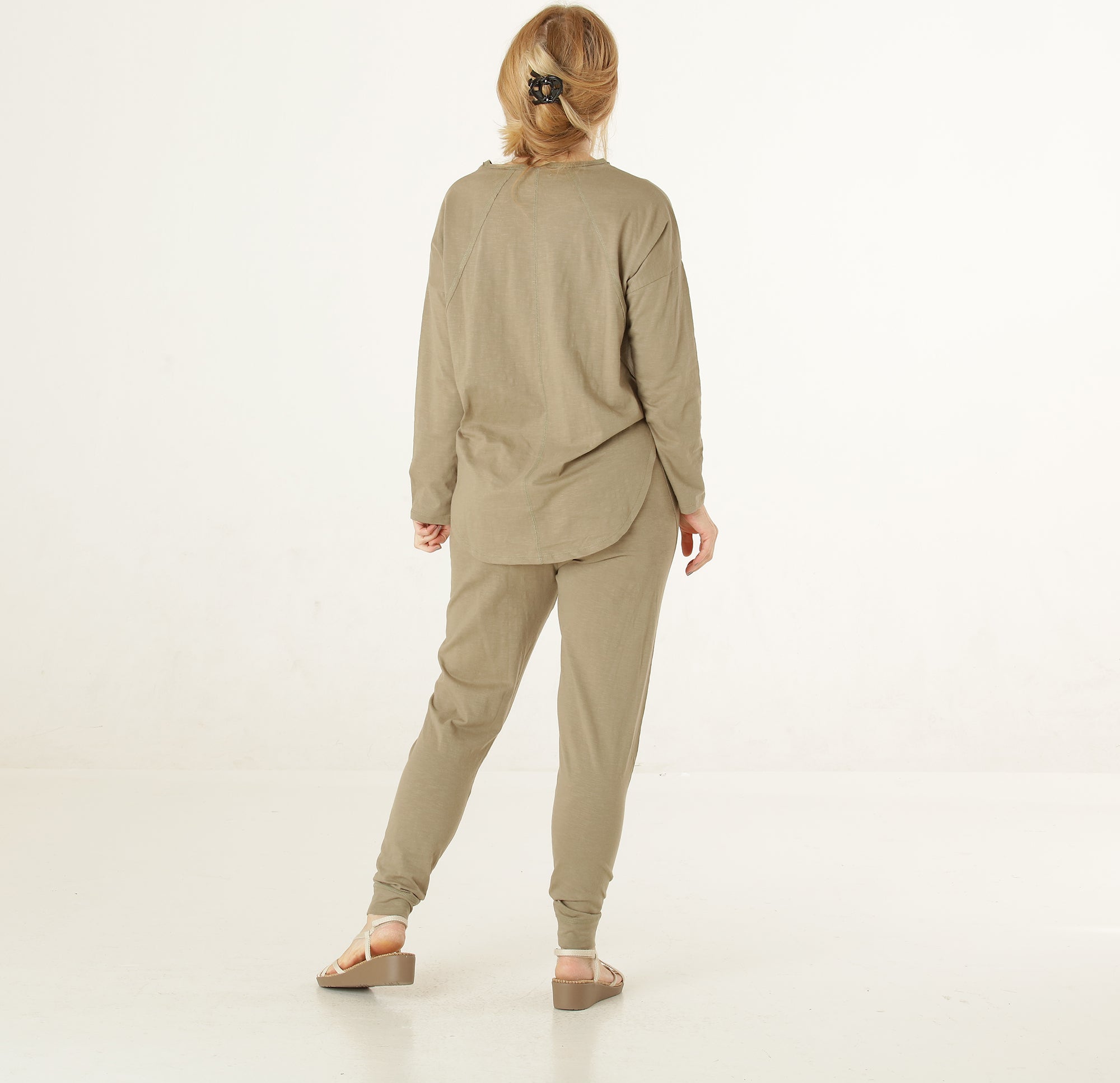 Terry pants cotton jersey organic