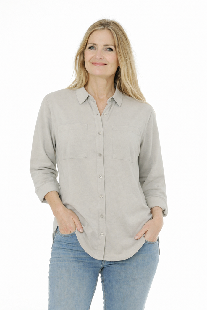 Jenna skjorte bomuld jersey organic