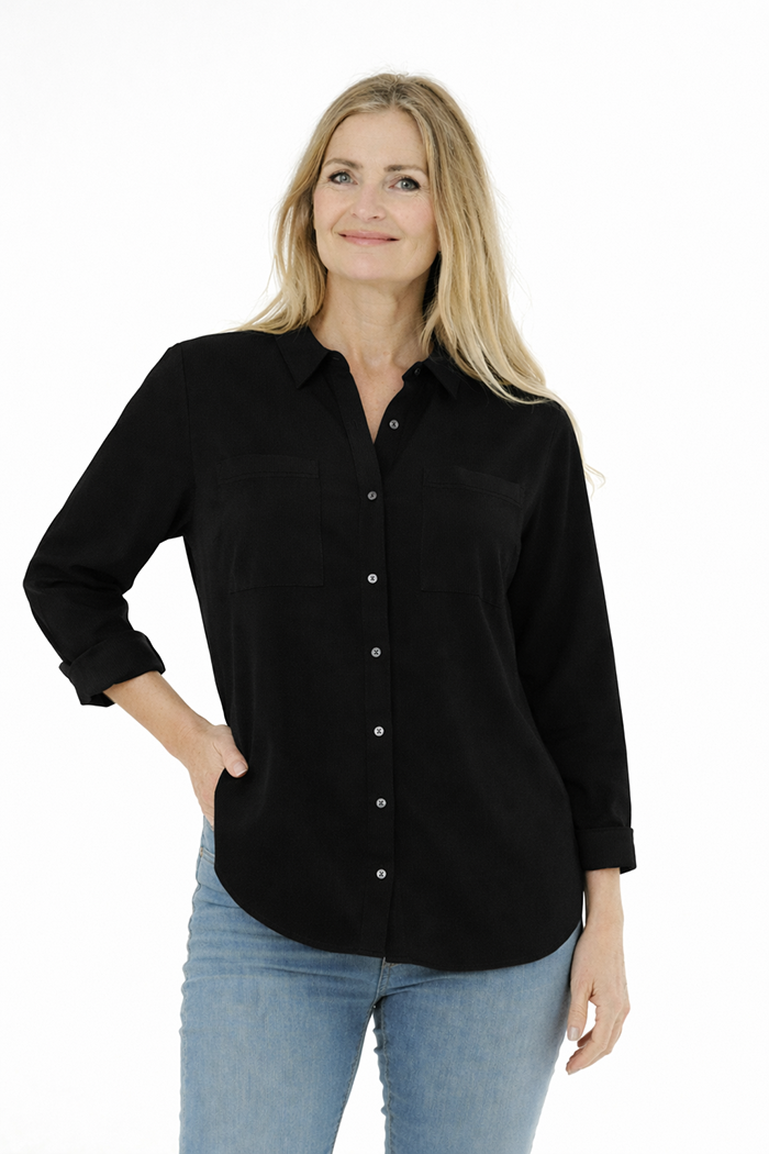 Jenna skjorte bomuld jersey organic